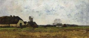 Farmhouses In An Extensive Landscape Farmhouses In An Extensive Landscape