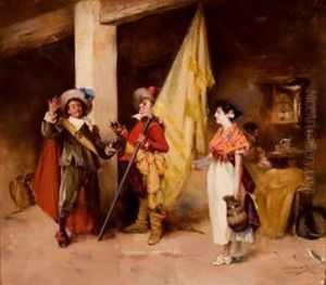 Brindis En El Meson by Domingo Munoz y Cuesta