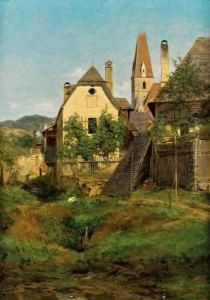 Motiv Aus Deutsch-altenburg by Leopold Munsch