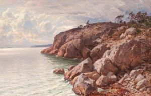 Costal View With Rocks by Hjalmar (Magnus) Munsterhjelm