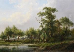 Norddeutsche Sommerlandschaft by David Heinrich Munter
