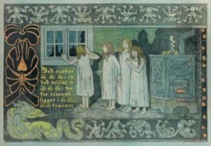 Morkraed by Gerhard Munthe