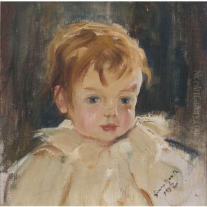 Portrait Of A Little Boy by Laura Adeline Muntz-Lyall
