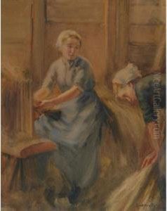 Women Working by Laura Adeline Muntz-Lyall