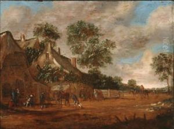 In Front Of The Tavern - view 1