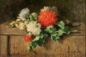Nature Morte Aux Fleurs by Euphemie,nee Duhanot Muraton