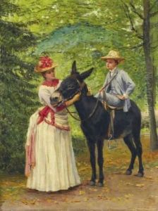 La Promenade A Dos D'ane by Louis Muraton
