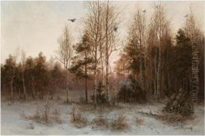 Forest At Twilight by Wladimir Leonidovich Murawjoff