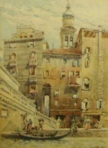 Ponte Scalzi by Alexander Henry Hallam Murray