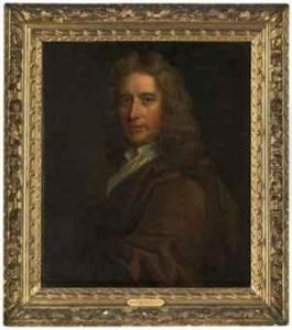 Portrait Of Hugh Cholmley, Of West Newton Grange, Bust-length, In A Yellow Mantle, In A Feigned Oval by Thomas Murray
