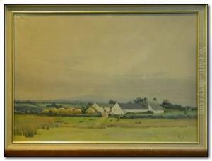 Bryn-gwas Farm, Cilonnen by William Grant Murray