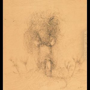 Lady Carrying Bushes by Grigorij Musatov
