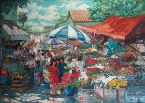 Mercado by Gustav Muss-Arnolt