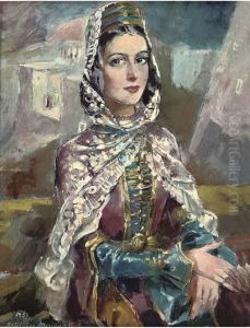 Tcherkesse Woman by Halil Bey Mussaijassul