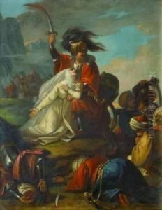 Malek Achad Sauve La Nonne Mathilde De L'attaque Turque by Cesar Mussini