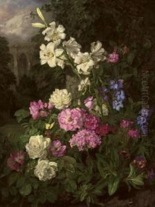 Garden In The Close by Martha Darley Mutrie