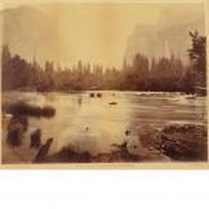 Valley Of The Yosemite, From Rocky Ford by Eadweard Muybridge