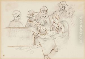 Family On The Subway by Jerome Myers