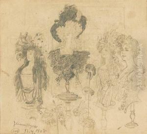 Beauty Parlor Window by Jerome Myers