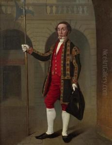 Portrait Of An Edinburgh City Officer by John Myles