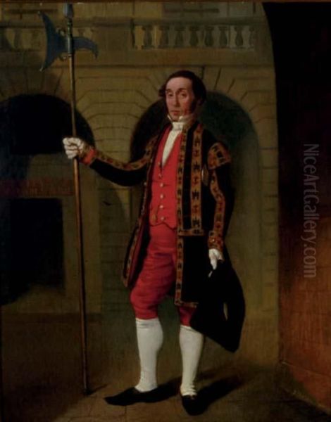 A Guardsman In An Arcade - view 1