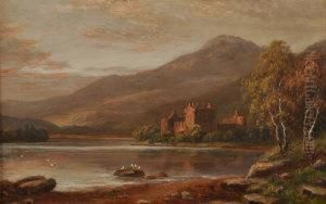 Kilchoan Castle, Loch Awe, Arygllshire by William Scott Myles