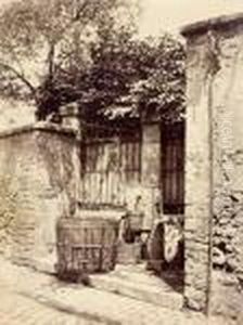 Views Of Frankfurt A. Main: Doorway (der Alte Brunnen In Der Stiftstr.); Cathedral; Salzhaus, Romerberg. Circa 1860-66. by Carl Friedrich Mylius