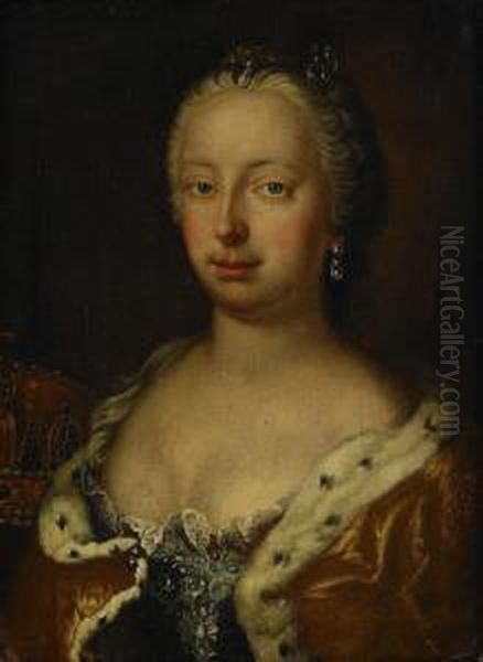 Portratt Av Kejsarinnan Maria Theresia Av Osterrike - view 1