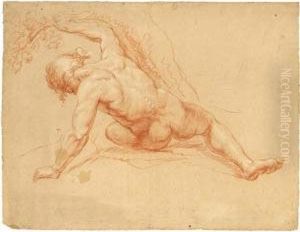 Male Nude, Seen From The Back by Daniel Mytens