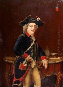 Portrait D'un Officier En Pied by Jan Mytens