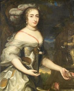 Portrait Of A Lady, Three-quarter-length, As Diana