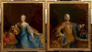 Portrait De L'imperatrice D'autriche, Marie Therese
Portrait De L'empereur Francois 1er D'allemagne by Martin Ii Mytens