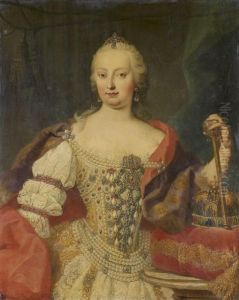 Portrait De L'imperatrice Marie-therese D'autriche by Martin Ii Mytens