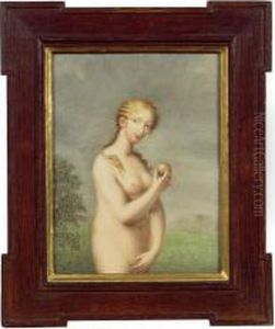 Eva Beim Sundenfall by Friedrich Nachtigall