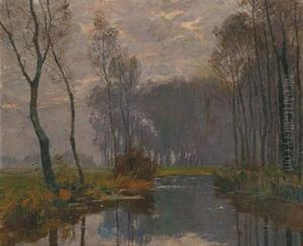 Autumn Mist In An Au Landscape - view 1
