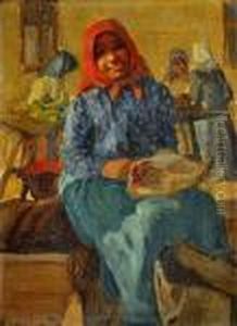 Zena Na Trhu by Erno Nagy