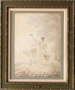 Artemis by Johann August Ii Nahl