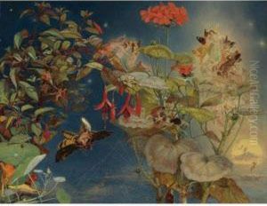 Midsummer Night's Fairies by John George Naish