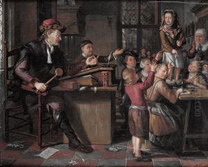 A Schoolroom Interior by Matthijs Naiveu