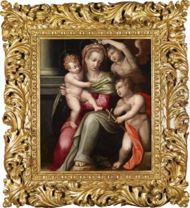 Madonna And Child by Giovan Battista Naldini