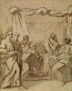 Esus Et Les Docteurs by Giovan Battista Naldini
