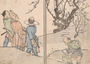 Nantei Gafu Kohen [the Drawing Book Of Nantei] by Nishimura Nantei