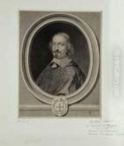 Cardinal De Mazarin by Robert Nanteuil
