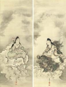 Monju Bosatsu by Shirai Naokata