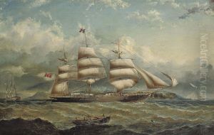 The Outward-bound Emigrant Ship William Davie by George Alexander Napier