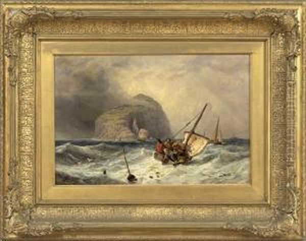 The Bass Rock,
With Boats - view 1