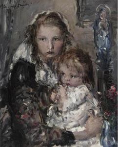 Mother & Child by Aurel Naray