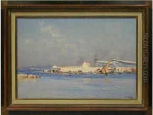 La Rade De Toulon by Francois Nardi