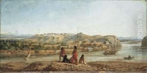 Village Minier Le Long Du Rio Grande