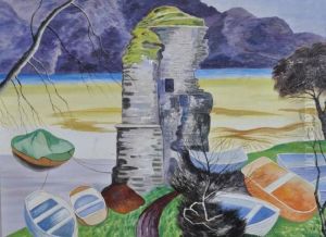 Surrealist Landscape by John Nash